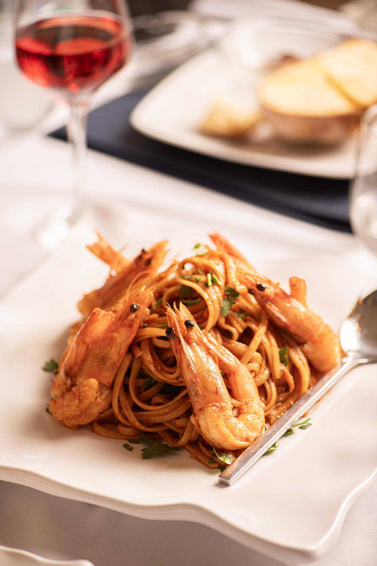 Seafood Saganaki Dish